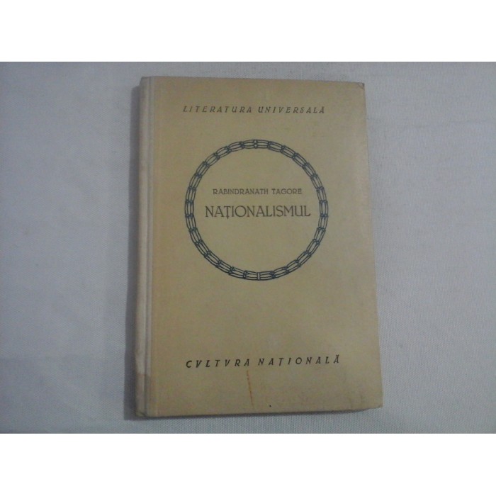 NATIONALISMUL - RABINDRANATH TAGORE